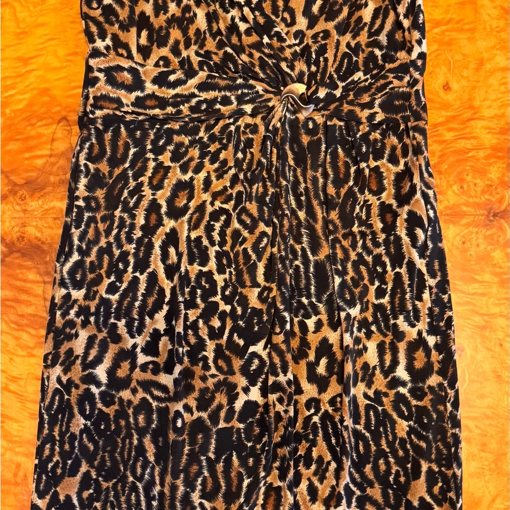 Marina Leopard Print Dress
